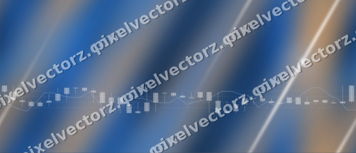 Nahtloser Neon Diagramm Hintergrund in Blau und Orange