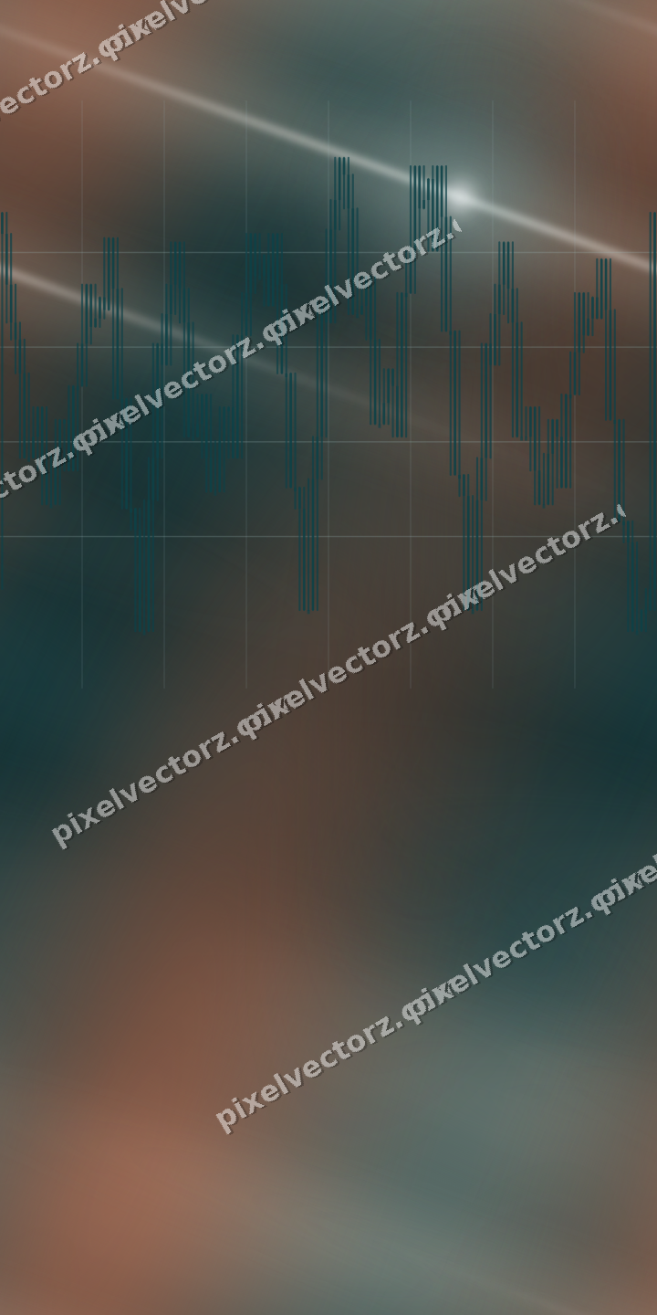 Nahtloser Neon Diagramm Hintergrund in Dunkelpetrol und Orange