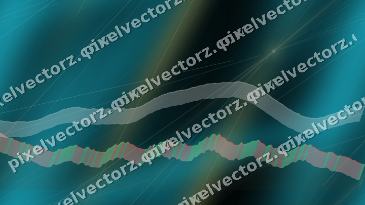 Nahtloser Neon Diagramm Hintergrund in Bernstein und Petrol