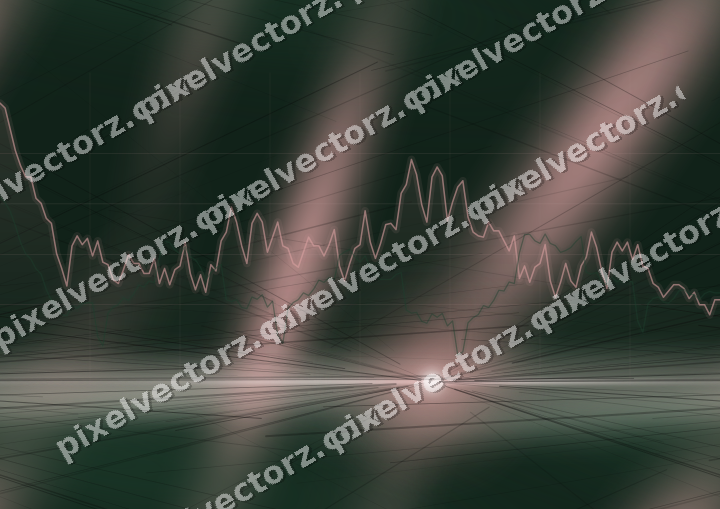 Nahtloser Neon Diagramm Hintergrund in Rot und Dunkelgrün