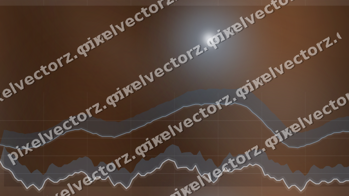 Nahtloser Neon Diagramm Hintergrund in Blau und Orange