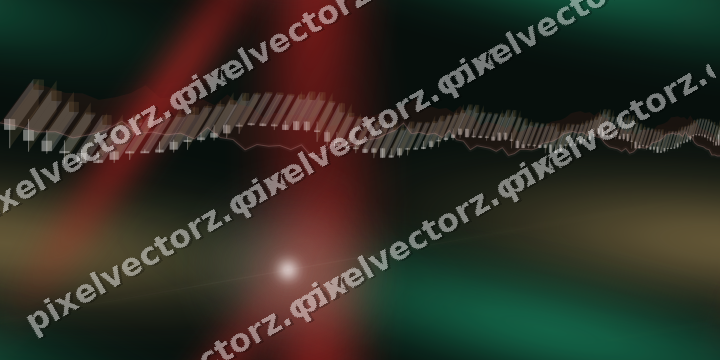 Nahtloser Neon Diagramm Hintergrund in Rot und Grün