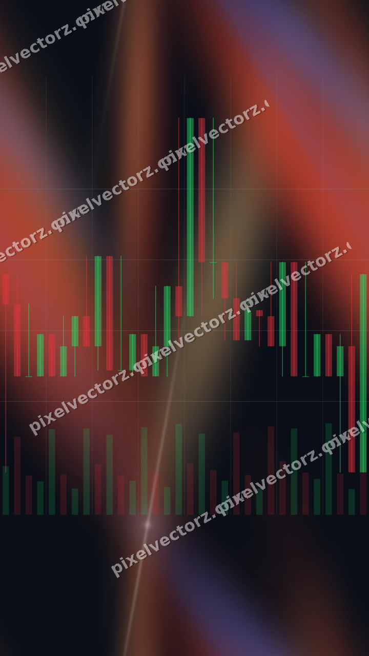 Nahtloser Neon Diagramm Hintergrund in Blau und Rot