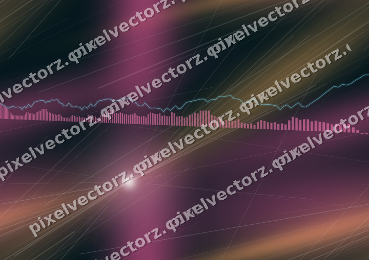 Nahtloser Neon Diagramm Hintergrund in Rosa und Türkis