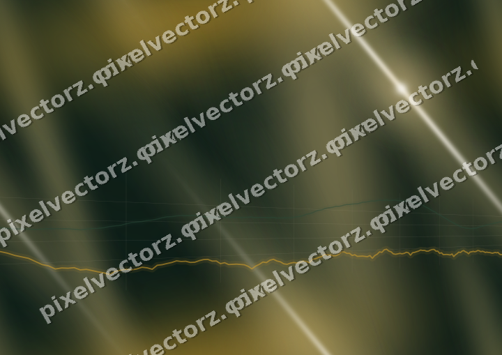 Nahtloser Neon Diagramm Hintergrund in Bernstein und Dunkelgrün