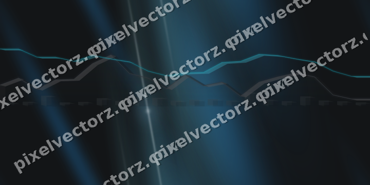 Nahtloser Neon Diagramm Hintergrund in Blau und Petrol