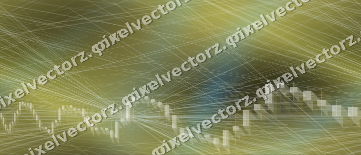 Nahtloser Neon Diagramm Hintergrund in Blau und Gelb