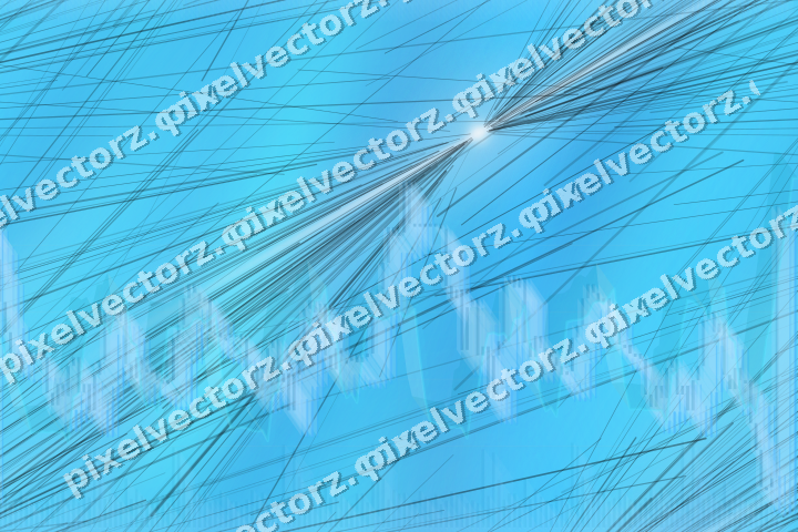 Nahtloser Neon Diagramm Hintergrund in Türkis und Blau