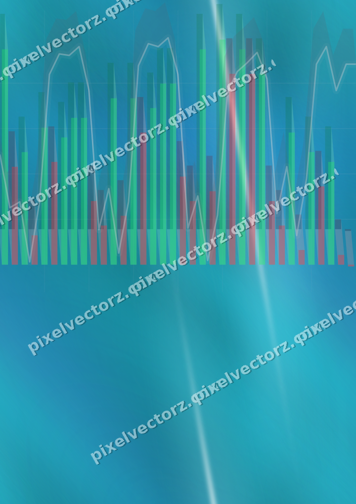 Nahtloser Neon Diagramm Hintergrund in Blau und Petrol