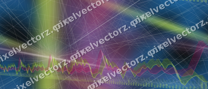 Nahtloser Neon Diagramm Hintergrund in Limette und Bernstein