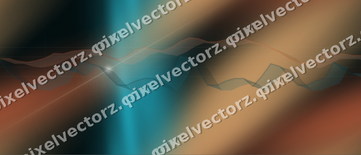Nahtloser Neon Diagramm Hintergrund in Petrol und Orange
