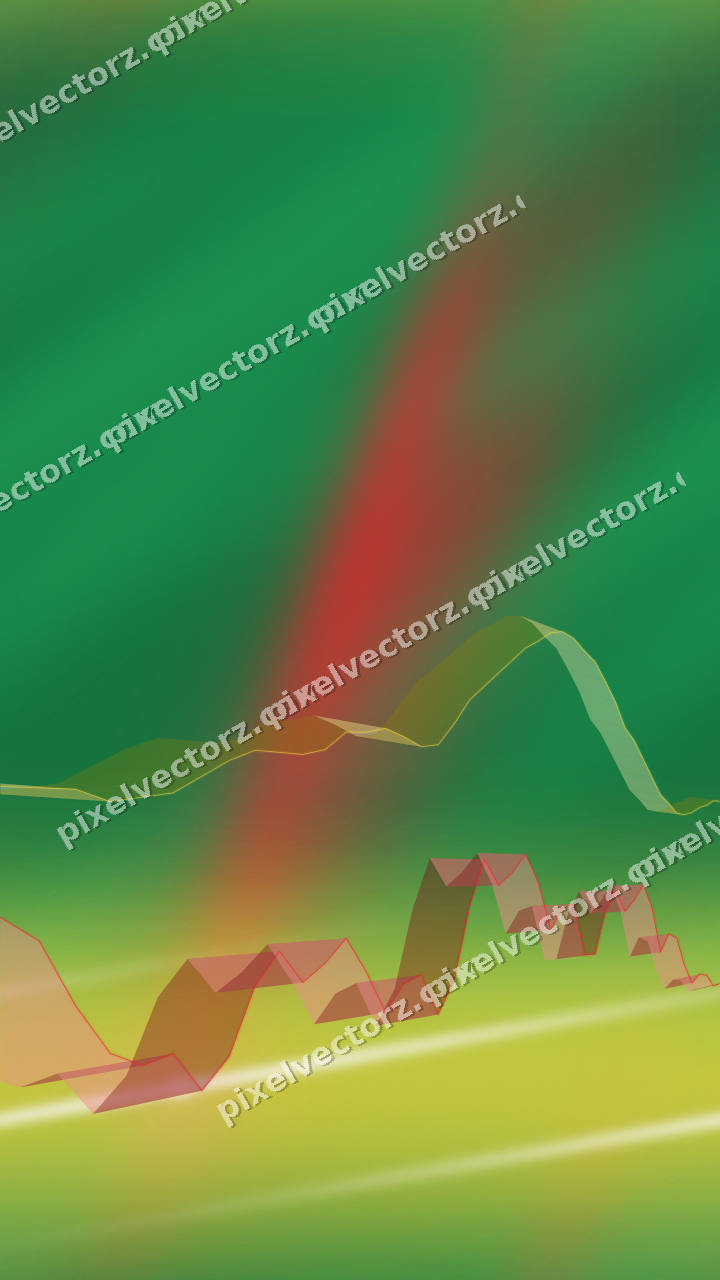 Nahtloser Neon Diagramm Hintergrund in Rot und Orange