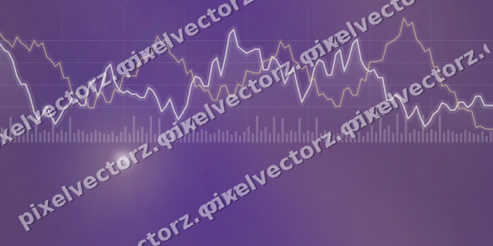 Nahtloser Neon Diagramm Hintergrund in Bernstein und Violett