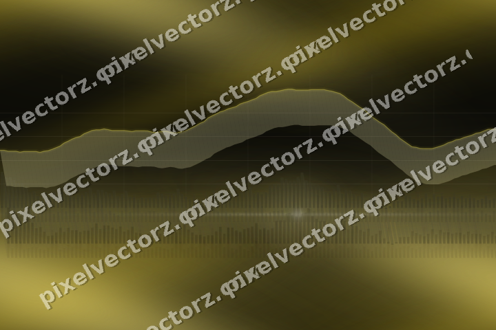 Nahtloser Neon Diagramm Hintergrund in Bernstein und Gelb