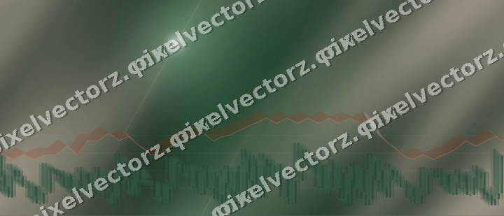 Nahtloser Neon Diagramm Hintergrund in Dunkelgrün und Rot
