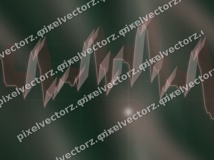 Nahtloser Neon Diagramm Hintergrund in Rot und Dunkelgrün