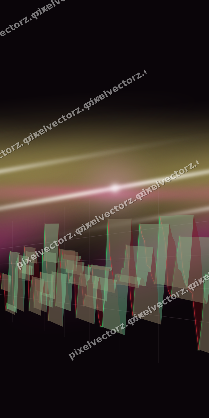 Nahtloser Neon Diagramm Hintergrund in Magenta und Limette