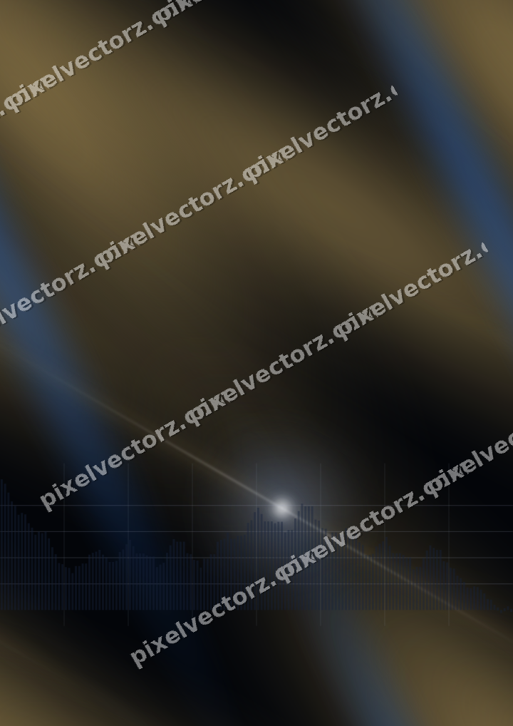 Nahtloser Neon Diagramm Hintergrund in Blau und Bernstein