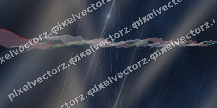 Nahtloser Neon Diagramm Hintergrund in Dunkelblau und Rot