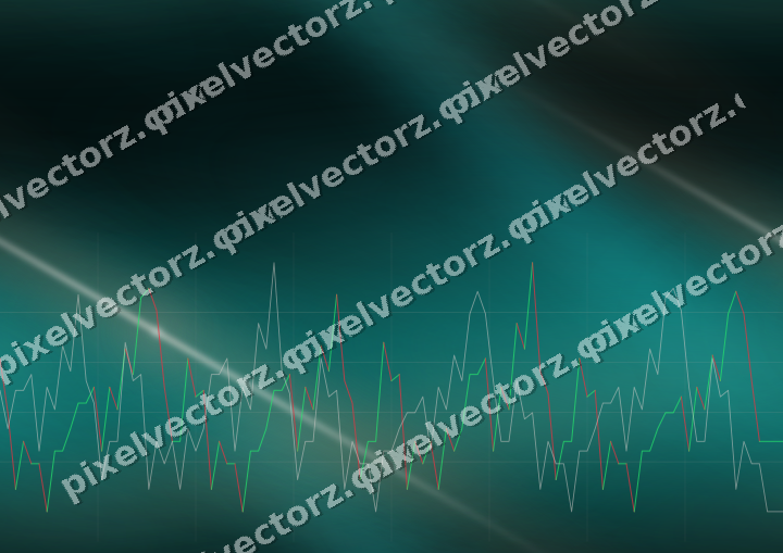Nahtloser Neon Diagramm Hintergrund in Orange und Petrol