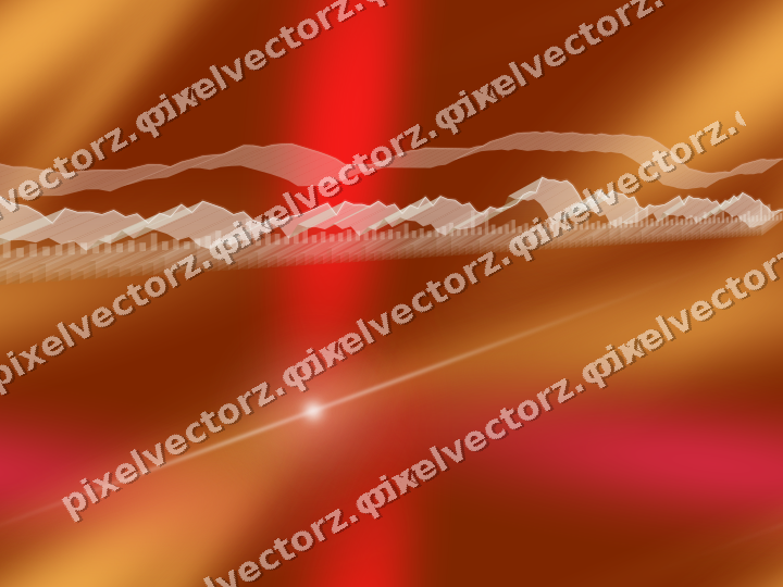 Nahtloser Neon Diagramm Hintergrund in Rot und Orange