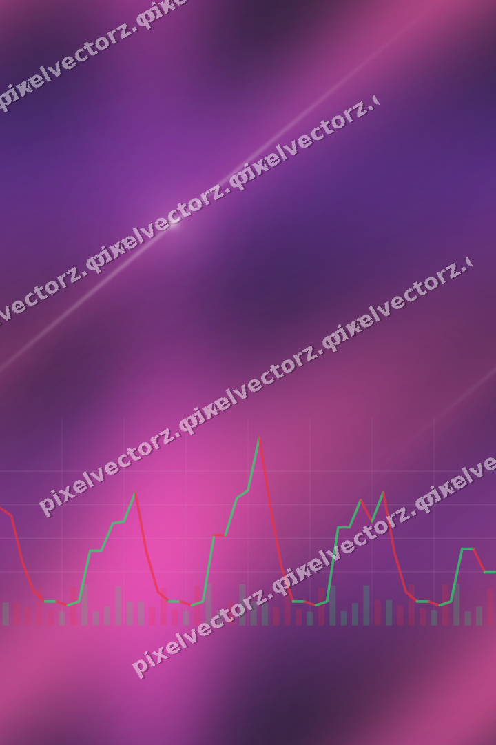 Nahtloser Neon Diagramm Hintergrund in Magenta und Violett
