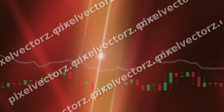 Nahtloser Neon Diagramm Hintergrund in Rot und Orange