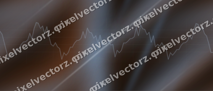 Nahtloser Neon Diagramm Hintergrund in Blau und Orange