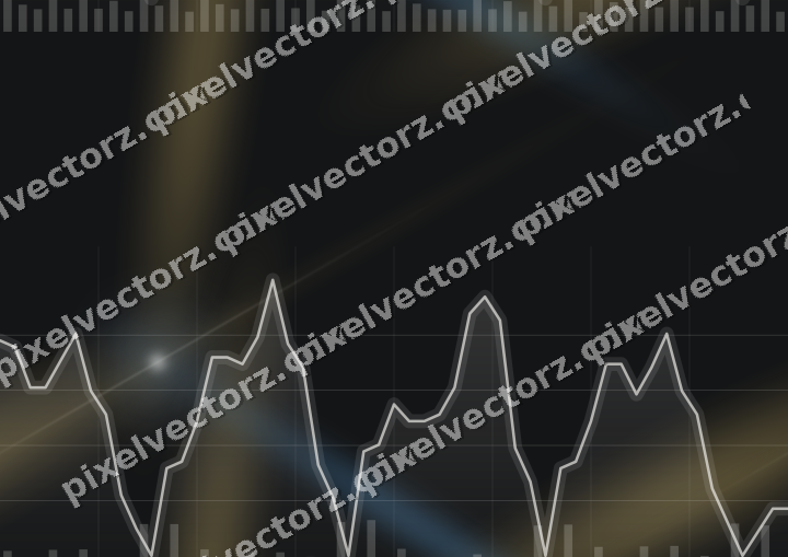 Nahtloser Neon Diagramm Hintergrund in Blau und Bernstein
