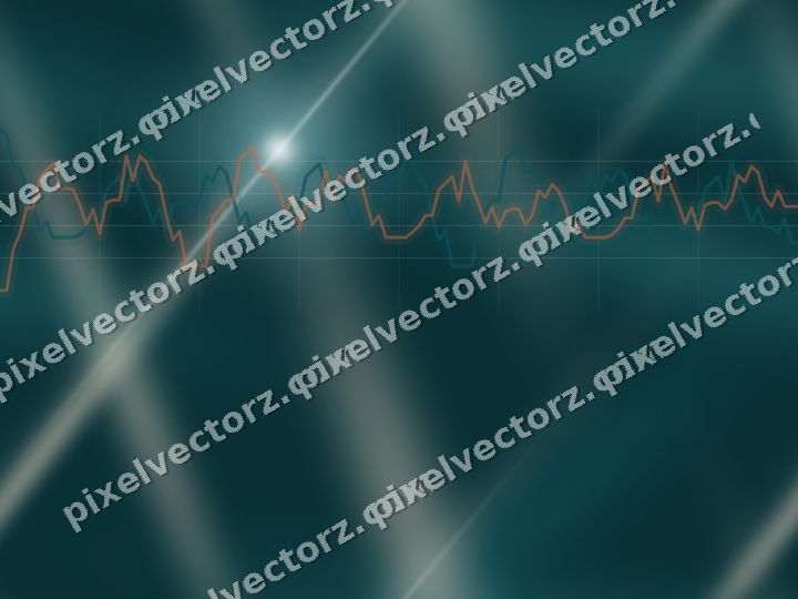 Nahtloser Neon Diagramm Hintergrund in Dunkelpetrol und Orange