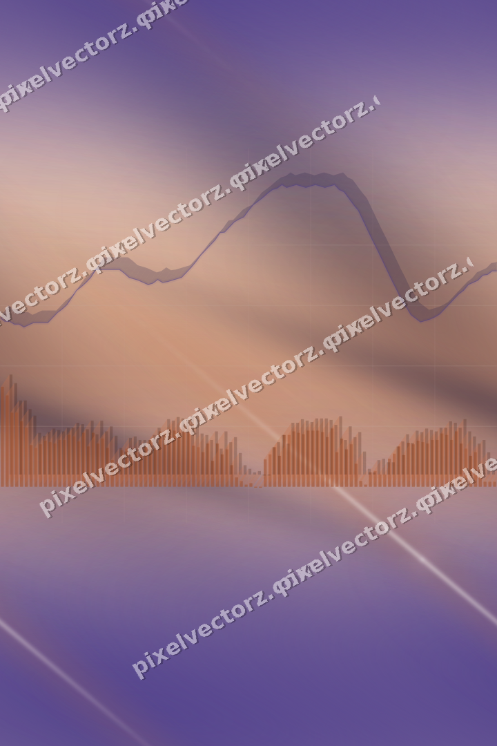Nahtloser Pastell Diagramm Hintergrund in Orange und Blau