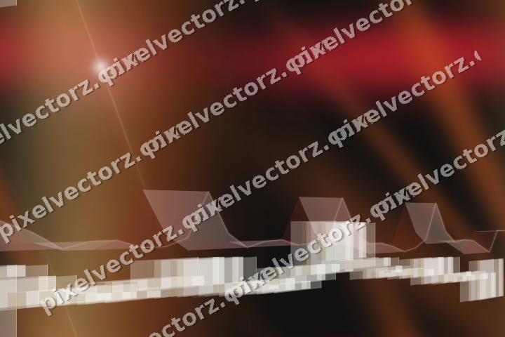 Nahtloser Neon Diagramm Hintergrund in Rot und Bernstein