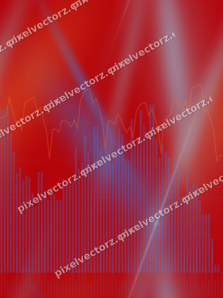 Nahtloser Neon Diagramm Hintergrund in Blau und Rot