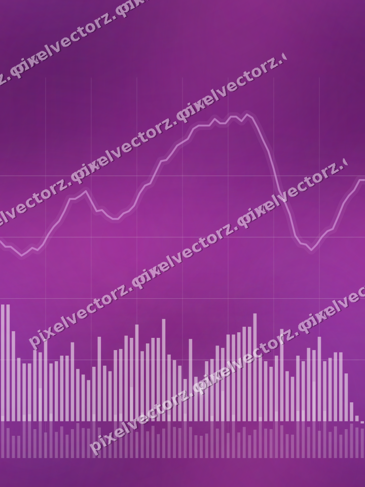Nahtloser Neon Diagramm Hintergrund in Violett und Blau