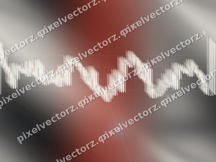 Nahtloser Neon Diagramm Hintergrund in Rot und Blassbernstein