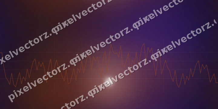 Nahtloser Neon Diagramm Hintergrund in Orange und Blau