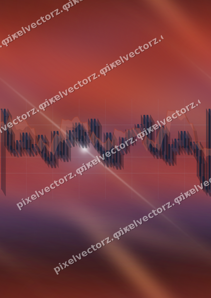 Nahtloser Neon Diagramm Hintergrund in Blau und Rot