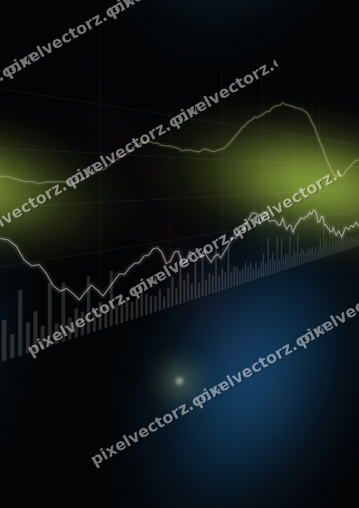 Nahtloser Neon Diagramm Hintergrund in Limette und Bernstein