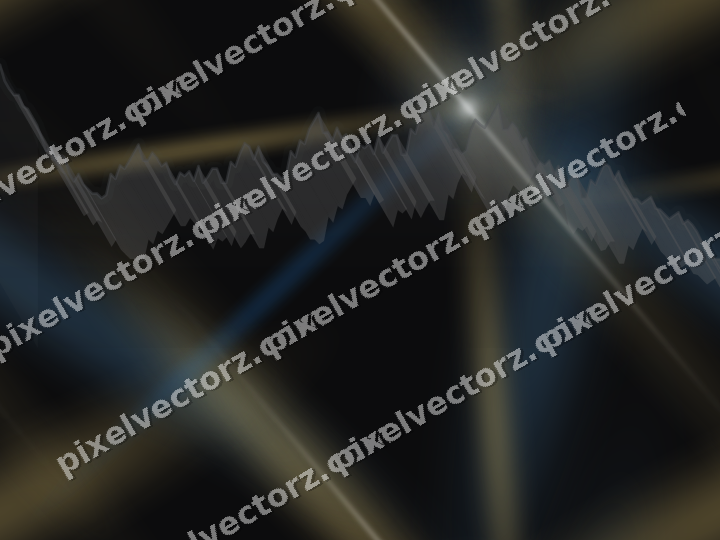 Nahtloser Neon Diagramm Hintergrund in Blau und Bernstein