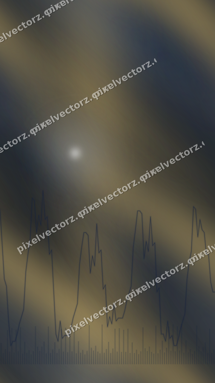 Nahtloser Neon Diagramm Hintergrund in Blau und Bernstein