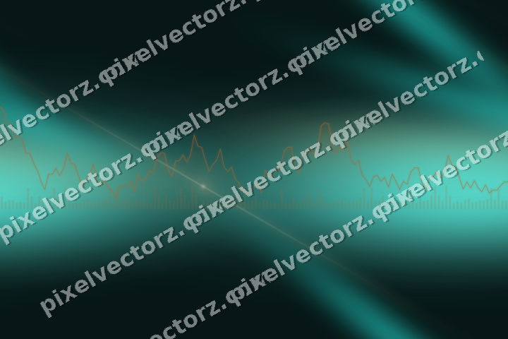 Nahtloser Neon Diagramm Hintergrund in Orange und Petrol