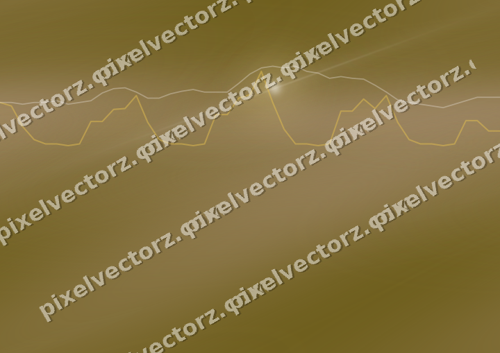 Nahtloser Neon Diagramm Hintergrund in Bernstein und Blassorange