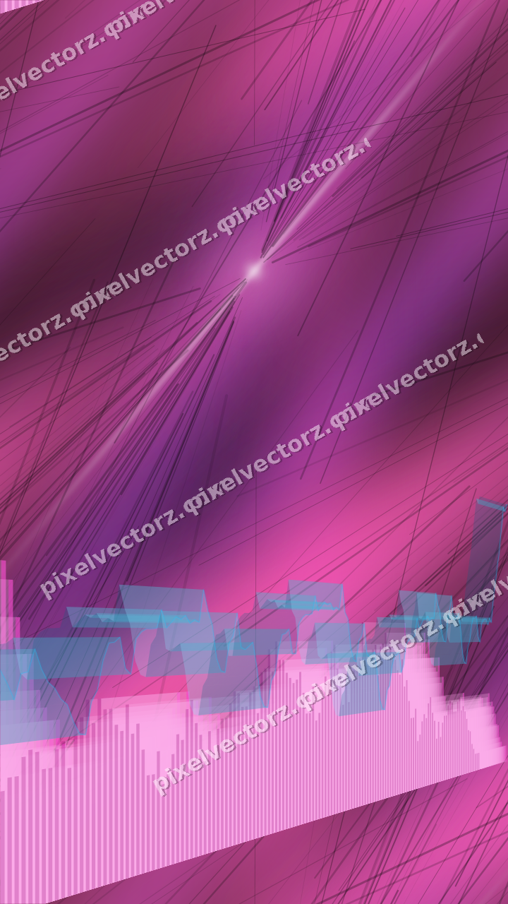 Nahtloser Neon Diagramm Hintergrund in Magenta und Violett