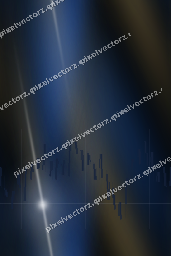 Nahtloser Neon Diagramm Hintergrund in Blau und Bernstein