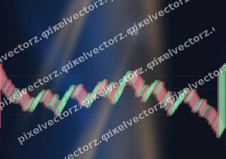 Nahtloser Neon Diagramm Hintergrund in Blau und Rot