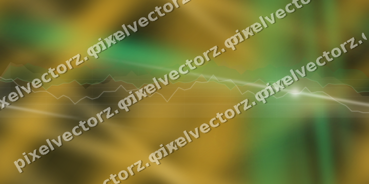 Nahtloser Neon Diagramm Hintergrund in Grün und Bernstein