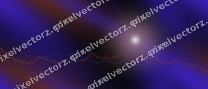 Nahtloser Neon Diagramm Hintergrund in Orange und Blau