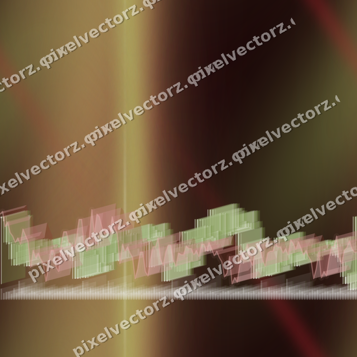 Nahtloser Neon Diagramm Hintergrund in Rot und Grün