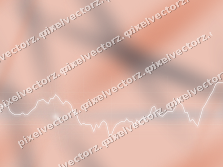 Nahtloser Pastell Diagramm Hintergrund in Orange und Türkis
