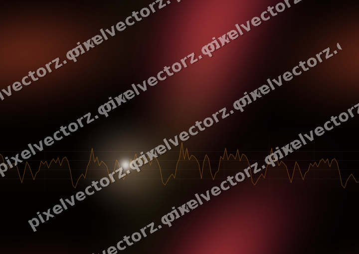 Nahtloser Neon Diagramm Hintergrund in Orange und Bernstein